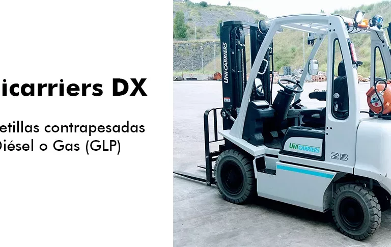 UNICARRIERS DX, CARRETILLAS DIÉSEL O GAS (GLP)